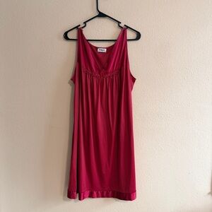 Vintage Vanity Fair Burgundy Nightgown